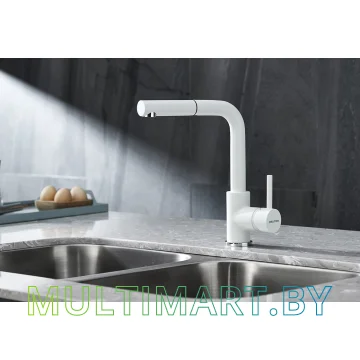 Смеситель Paulmark Kassel Ka214311-431TW (белый матовый) картинка 3